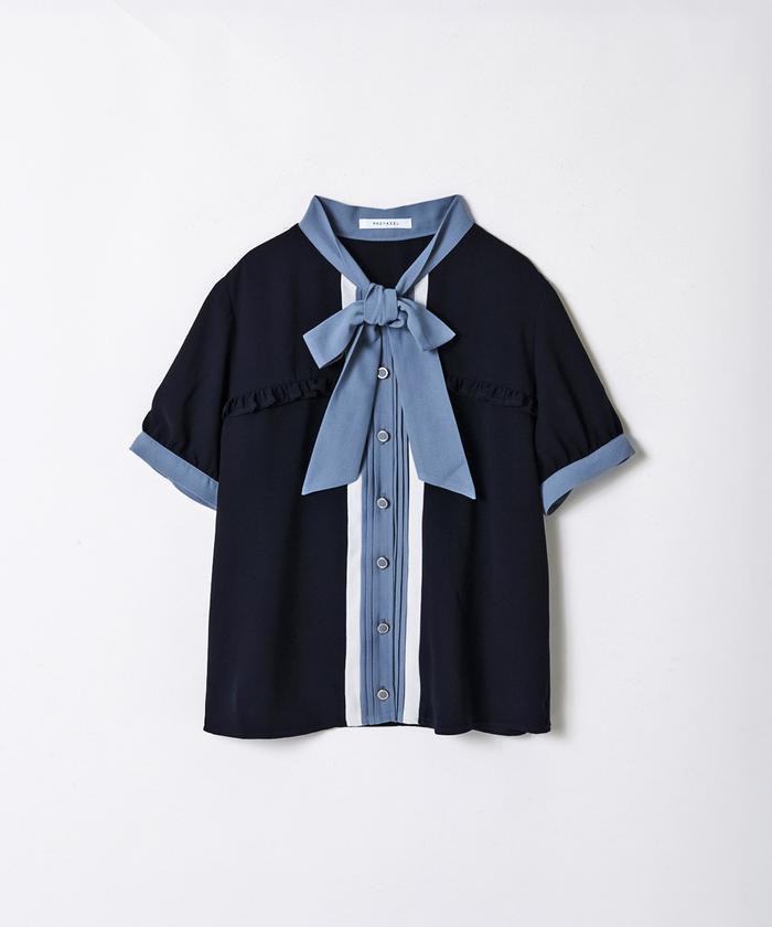 Rady - Rady 大人気完売‼️バイカラーボウタイブラウスの通販 by
