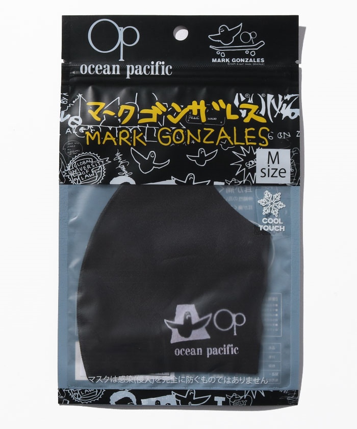 Ocean Pacific × MARK GONZALES 高質で安価 買い誠実 洗って使える コラボマスク 1枚組 オーシャンパシフィック