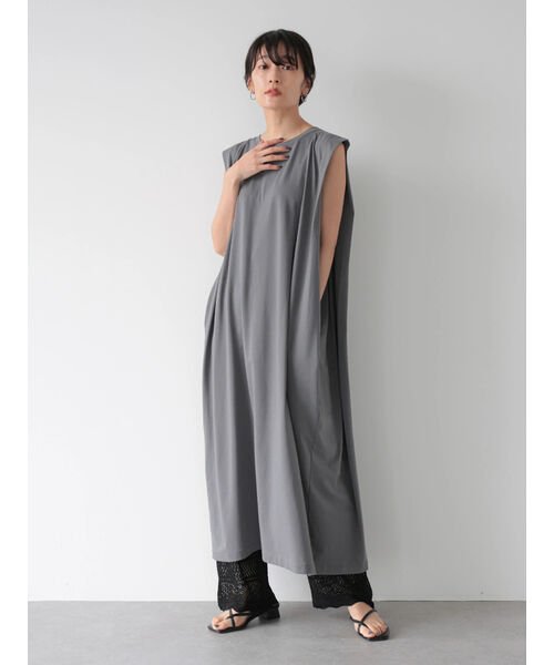 セール ショルダータックノースリーブカットワンピース アメリカン ホリック American Holic D Fashion セール ショルダータックノースリーブカットワンピース アメリカン ホリック American Holic D Fashion