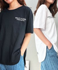 maison de LATIR/ビッグシルエットTシャツでラフカジュアルに/504153241