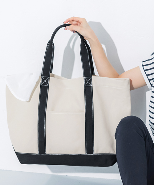 TOFF&LOADSTONE コーティングキャンバス　大容量トートバック TOFF&LOADSTONE】ボストントートバッグ Reise goat | 藤巻百貨店