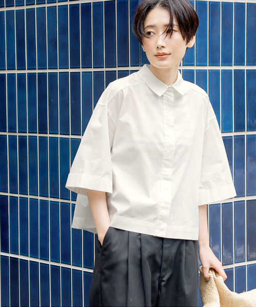 ROOP TOKYO シャツ ブラウス Short Shirt / ショート丈シャツ