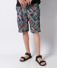 STYLEBLOCK/スタイルブロック STYLEBLOCK 型押しワッフル総柄プリントショーツ(ボタニカル)/504139246