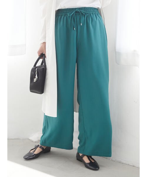 セール 60 Off Cluel 4月号掲載 ドロストとろみワイドパンツ クラフトスタンダードブティック Craft Standard Boutique D Fashion セール 60 Off Cluel 4月号掲載 ドロストとろみワイドパンツ クラフトスタンダードブティック Craft Standard Boutique D Fashion