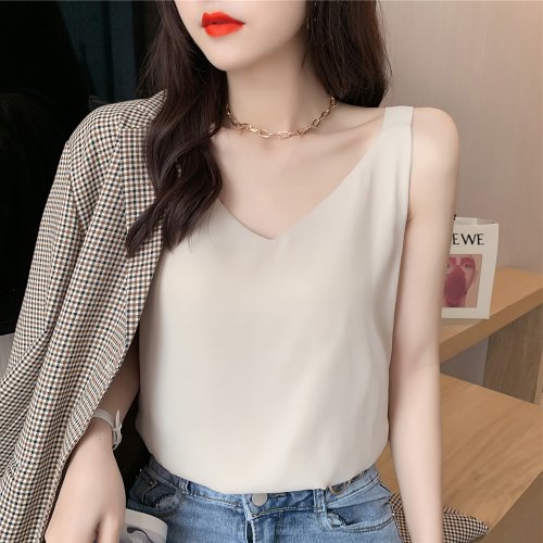 クーポン セール Off キャミソール トップス Vネック 重ね着 ミニミニストア Miniministore D Fashion クーポン セール Off キャミソール トップス Vネック 重ね着 ミニミニストア Miniministore D Fashion