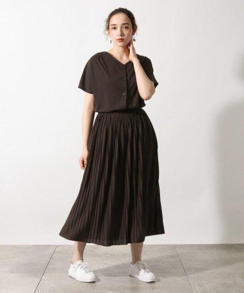 セール 50 Off 洗える 2wayプリーツワンピース オゾック Ozoc D Fashion セール 50 Off 洗える 2wayプリーツワンピース オゾック Ozoc D Fashion