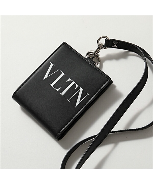 セール 9%OFFVALENTINO(ヴァレンティノ)VY2P0342LVN VLTN ネックストラップ付き レザー 二つ折り財布 小銭入れ付き  0NO メンズ(504146938) | ヴァレンティノ(VALENTINO) - d fashion