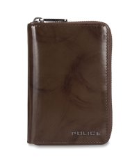 POLICE/ポリス POLICE 二つ折り財布 メンズ ラウンドファスナー 本革 SPAZZOLA MIDDLE WALLET ダーク ネイビー ブラウン グリーン PA－/504155536