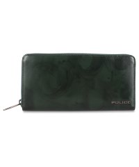 POLICE/ポリス POLICE 長財布 メンズ ラウンドファスナー 本革 SPAZZOLA LONG WALLET ダーク ネイビー ブラウン グリーン PA－70504/504155538