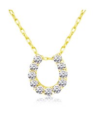 LARA Christie/ララクリスティー ダイヤモンド ホースシュー ネックレス 11石 0.5ct K18 イエローゴールド/504157101