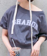 vis-`a-vis/【WEB限定】ショート丈デカロゴTシャツ/504157443