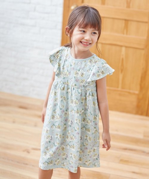 セール 30 Off 接触冷感 総柄 ワンピース エニファム キッズ Anyfam Kids D Fashion