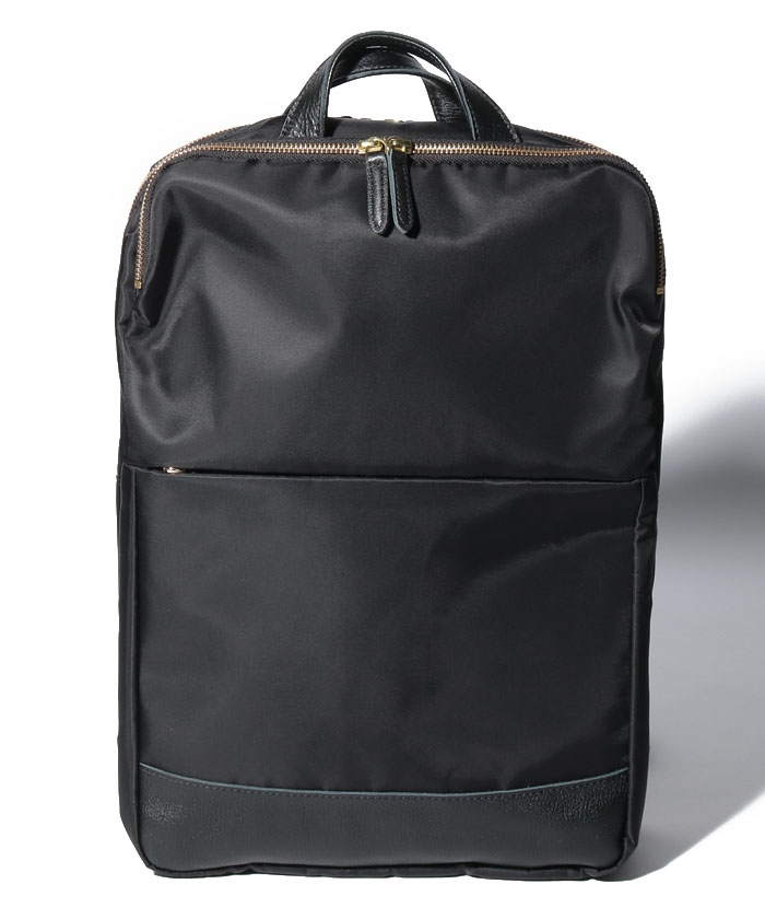 セール 50%OFF】ペルケ perche / ナイロン×牛革PCリュック