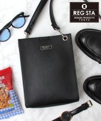 REGiSTA/レジスタ REGiSTA ミニショルダーバッグ スクエア型 フェイクレザー 黒 ブラック/504160007