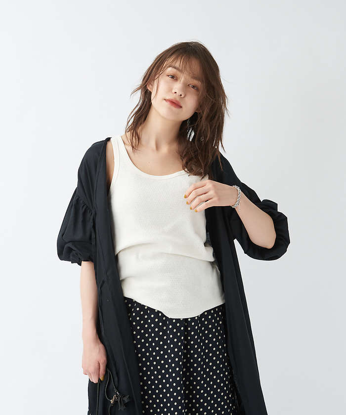 2wayサーマルタンクトップ Rouge Vif La Cle ルージュヴィフラクレ トップス