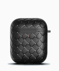 shoppinggo/エアーポッズ メッシュ AirPods1/2&AirpodsPro　Caseレザー調 エアポッズプロ　レザーデザイン 編み込み シンプル おしゃれ/504161950