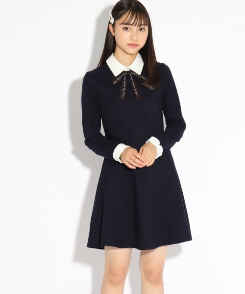 卒服 襟付きワンピース ピンク ラテ Pink Latte D Fashion
