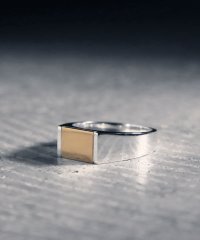 MAISON mou/【YArKA/ヤーカ】rectangle design ring[drr]/長方形デザインリング silver925/504090613