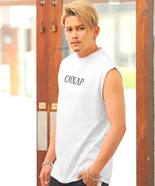 Cmxapオーロラプリントロゴテープノースリーブtシャツ ノースリーブ Tシャツ メンズ ロゴ プリント ロゴテープ ラグスタイル Luxstyle D Fashion Cmxapオーロラプリントロゴテープノースリーブtシャツ ノースリーブ Tシャツ メンズ ロゴ プリント ロゴテープ ラグスタイル Luxstyle D Fashion