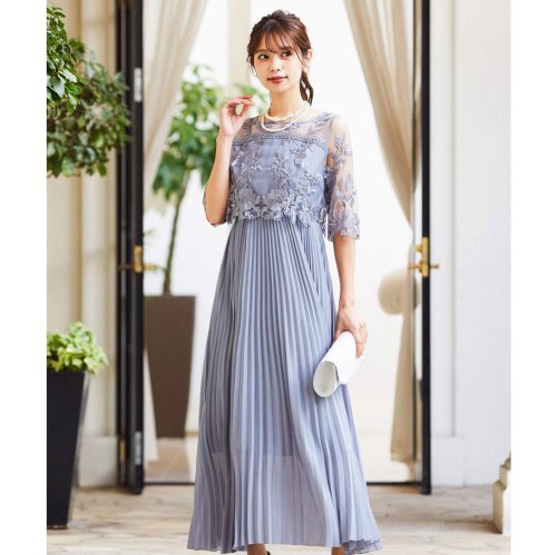 セール10%OFF】セットアップ 結婚式 ワンピース パーティードレス ドレス レース 花柄 プリーツ フレア 刺繍 披露宴二次会お呼ばれ成人式同窓会 ドレス 謝恩会 卒業式 卒業パ(504165175) | ニアナ(niana) - d fashion