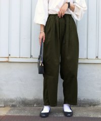 Fashion Letter/バックルバルーンパンツ　ボトムス　パンツ　レディース　綿　綿100　ワイド　テーパード　M　L　LL　3L　4L　ゆったり　大きいサイズ　長ズボン/504165358