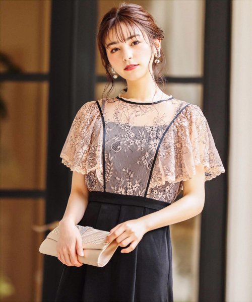 超特価激安 結婚式ワンピースパンツドレスオールインワンサロペットパーティードレスワイドパンツパンツレースハイウエストスカラップロング丈半袖袖あり結婚 ドレス Www Comisariatolosandes Com