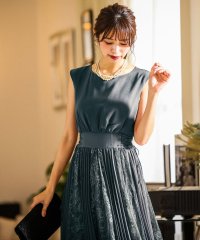 niana/レース フリル 結婚式 ドレス ワンピース パーティー大きいサイズ ドレス プリーツスカート ロングスカート 謝恩会入学式卒業式母ママロング丈 パーティ フォー/504165594