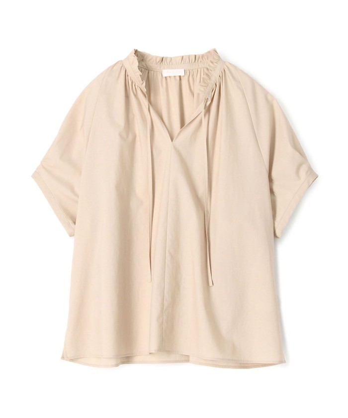 美品】Ballsey／プロセスドコットンネックフリルブラウス
