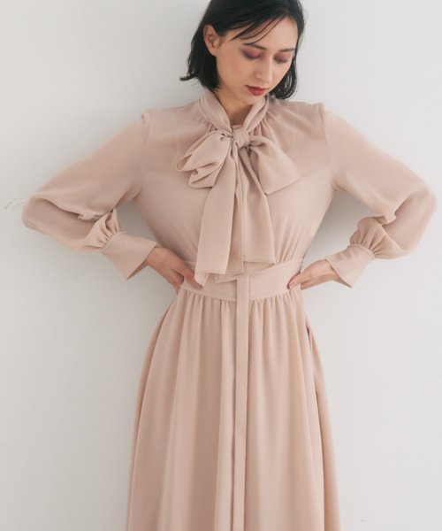 シアードビーボウタイワンピース アナイ Anayi D Fashion
