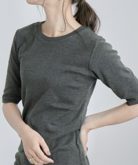 Fashion Letter/[M－4L]快適な着心地を実現。コットン100% 半袖 カットソー レディース Tシャツ インナー トップス 5分袖 シンプル 無地 色違い 伸びる 伸縮性 綿/504165370