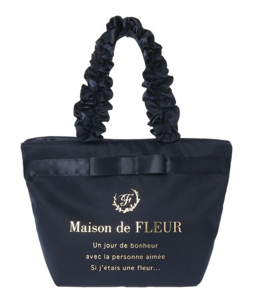 ブランドロゴフリルハンドルトートsバッグ メゾンドフルール Maison De Fleur D Fashion ブランドロゴフリルハンドルトートsバッグ メゾンドフルール Maison De Fleur D Fashion