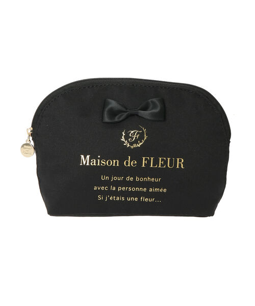 Maison de FLEUR ベリエちゃん ラウンドポーチ Maison de FLEUR - メゾンドフルール メゾピアノ ベリエちゃん