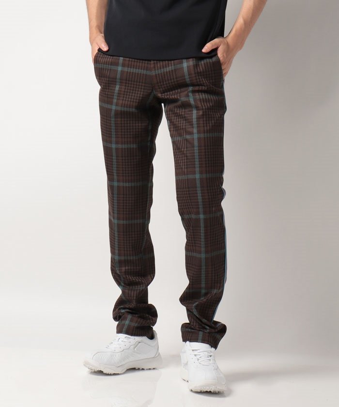 特売格安 Lanvin ブラウン系 Sport ランバンスポール チェック柄ロングパンツ メンズ 72zkf 最安値特売 Zoomania Mu