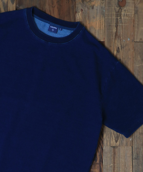psicom スウェット　トレーナー　デニム　シャツ　tenderloin TENDERLOIN テンダーロイン 19AW T-SWEAT ACID DLR アシッド