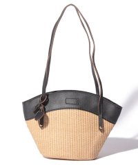 STYLEBLOCK/スタイルブロック STYLEBLOCK PU×麦わら風かごバッグ/504162029