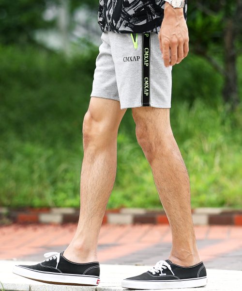 ラインテープショートパンツ ハーフパンツ メンズ ショートパンツ 短パン 膝上 おしゃれ ボトムス スポーツ ジム ジギーズショップ Jiggys Shop D Fashion