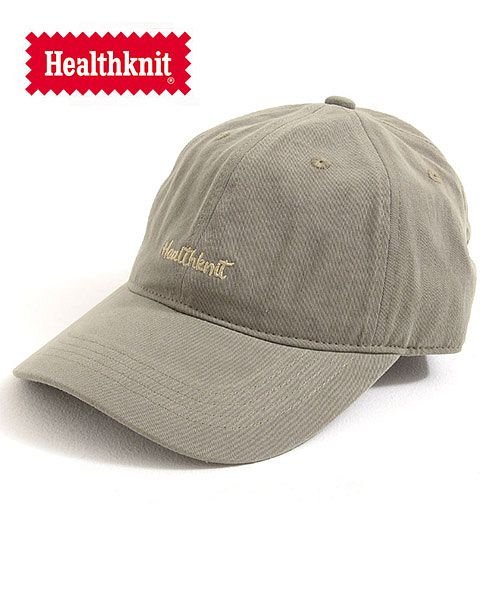 Healthknit ツイルウォッシュキャップ 帽子 キャップ CAP メンズ ベースボールキャップ スポーツキャップ ツイル ウォッシュ ロゴ 刺繍  シンプル(504169853) | ヘルスニット(healthknit) - d fashion