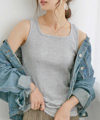 Fashion Letter/タンクトップ レディース インナー tシャツ カットソー タンクトップ ノースリーブ 大きいサイズ M L LL 3L 4L 重ね着 シンプル リブ 無地 スク/504170617