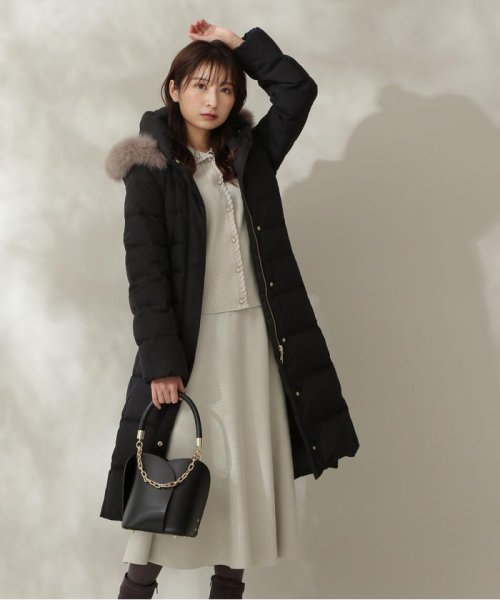 ファー付きロングダウンコート(504170856) | プロポーション ボディ 