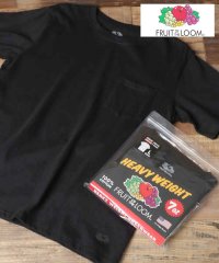 marukawa shonan/【FRUITS OF THE LOOM/フルーツオブザルーム】ヘビーウェイト クルーネック レディース メンズ 半袖 ポケット  Tシャツ (パックT 1P)/504063147