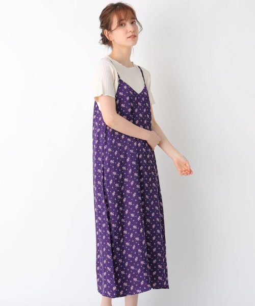 フラワープリントキャミワンピース ローラアシュレイ Laura Ashley D Fashion フラワープリントキャミワンピース ローラアシュレイ Laura Ashley D Fashion