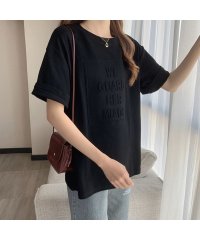 miniministore/立体ロゴtシャツ 韓国チュニックロンT/504184441