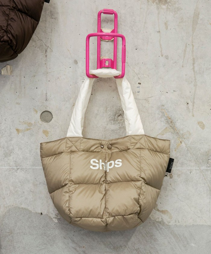 SHIPS for women リバーシブルダウン　サイズ36 セール】*〈手洗い可能〉ウエストシェイプダウンコート