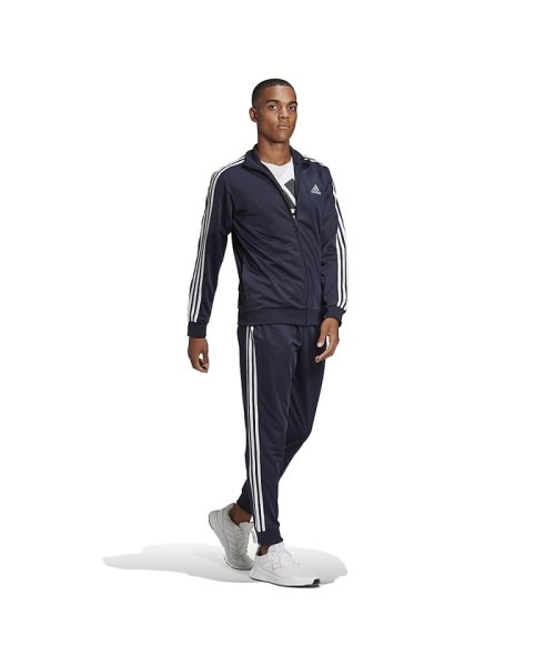 セール アディダス メンズ プライムグリーン エッセンシャルズ 3ストライプス トラックスーツ Primegreen Essentials 3 Stripes Tr アディダス Adidas D Fashion