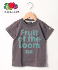 FRUIT OF THE LOOM/【Kid's】FRUIT OF THE LOOM/フルーツオブザルーム　ロゴフロックプリントTシャツ/504111350