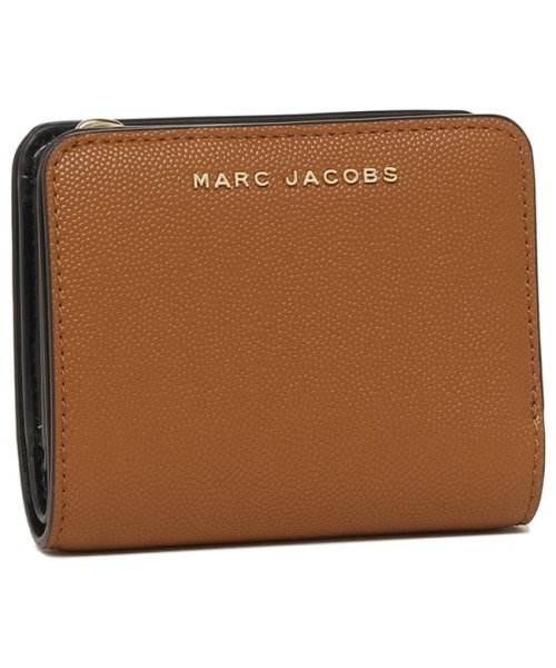 セール】マークジェイコブス アウトレット 二つ折り財布 ミニ財布 ブラウン レディース MARC JACOBS M0016993  240(504184784) マークジェイコブス( Marc Jacobs) d fashion