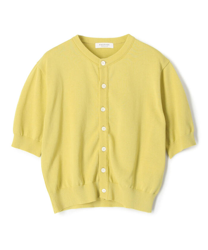 セール 30%OFF】ドライコットン ハーフスリーブカーディガン