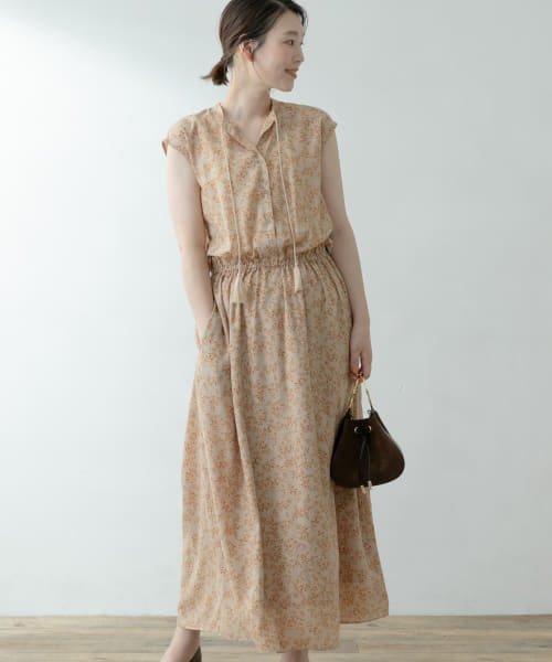 セール F By Rosso 小花柄フレンチスリーブワンピース Urban Research Rosso Urban Research Rosso D Fashion