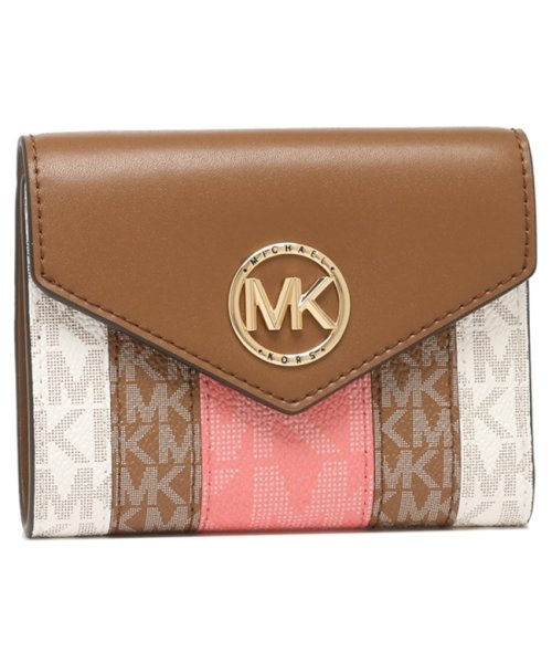 マイケルコース 三つ折り財布 ピンクマルチ レディース Michael Kors 32t1gnme6o 986 マイケルコース Michael Michael Kors D Fashion