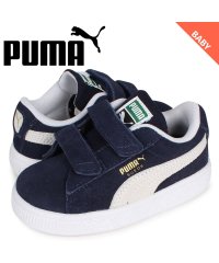 PUMA/プーマ PUMA プーマ PUMA スウェード クラシック スニーカー ベビー キッズ スエード ベルクロ SUEDE CLASSIC 21 V INF ネイビ/503899705